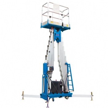 High End Aluminum Double Mast Lift